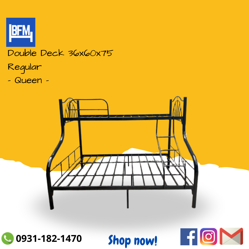 Queen size bed double deck deals
