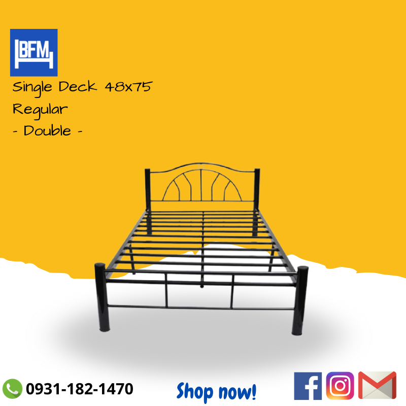 Single Deck Double Size Regular 48x75 Bed Frame Master