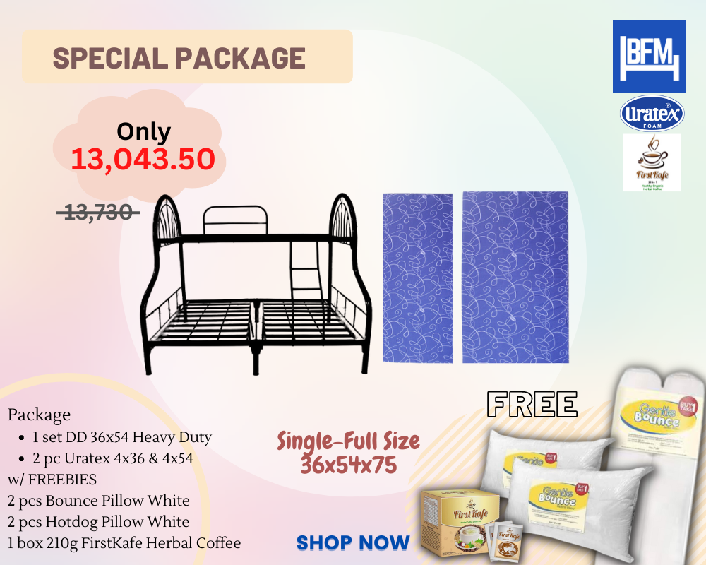 Special Package Double Deck Full Size Split Type 4x36x54x75 Bed