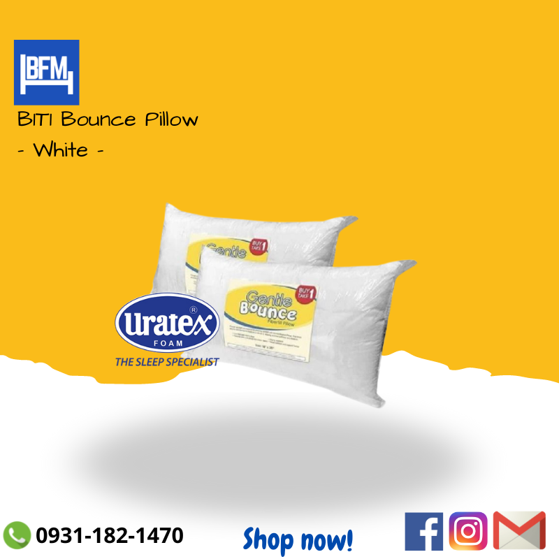 Gentle Bounce Pillow Buy 1 Take 1 White Bed Frame Master