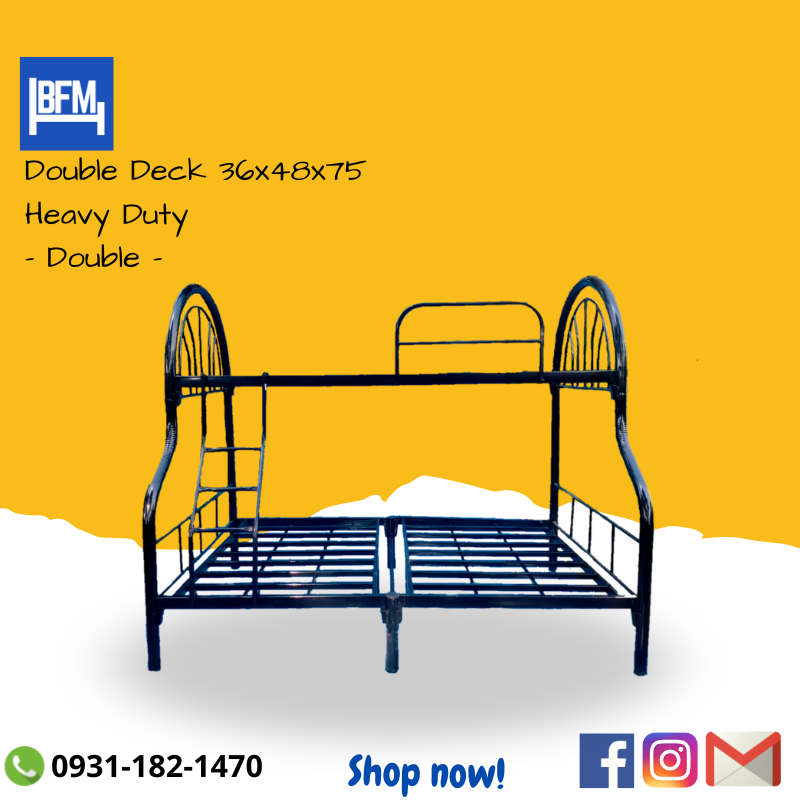 Double Deck Double Size Split Type Heavy Duty 36x48x75 Bed Frame