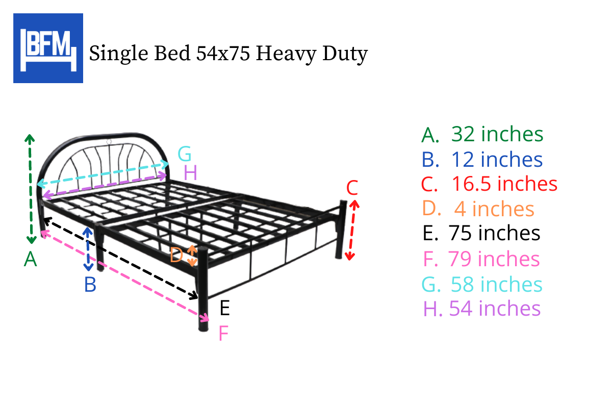 54x75 bed size in cm deals