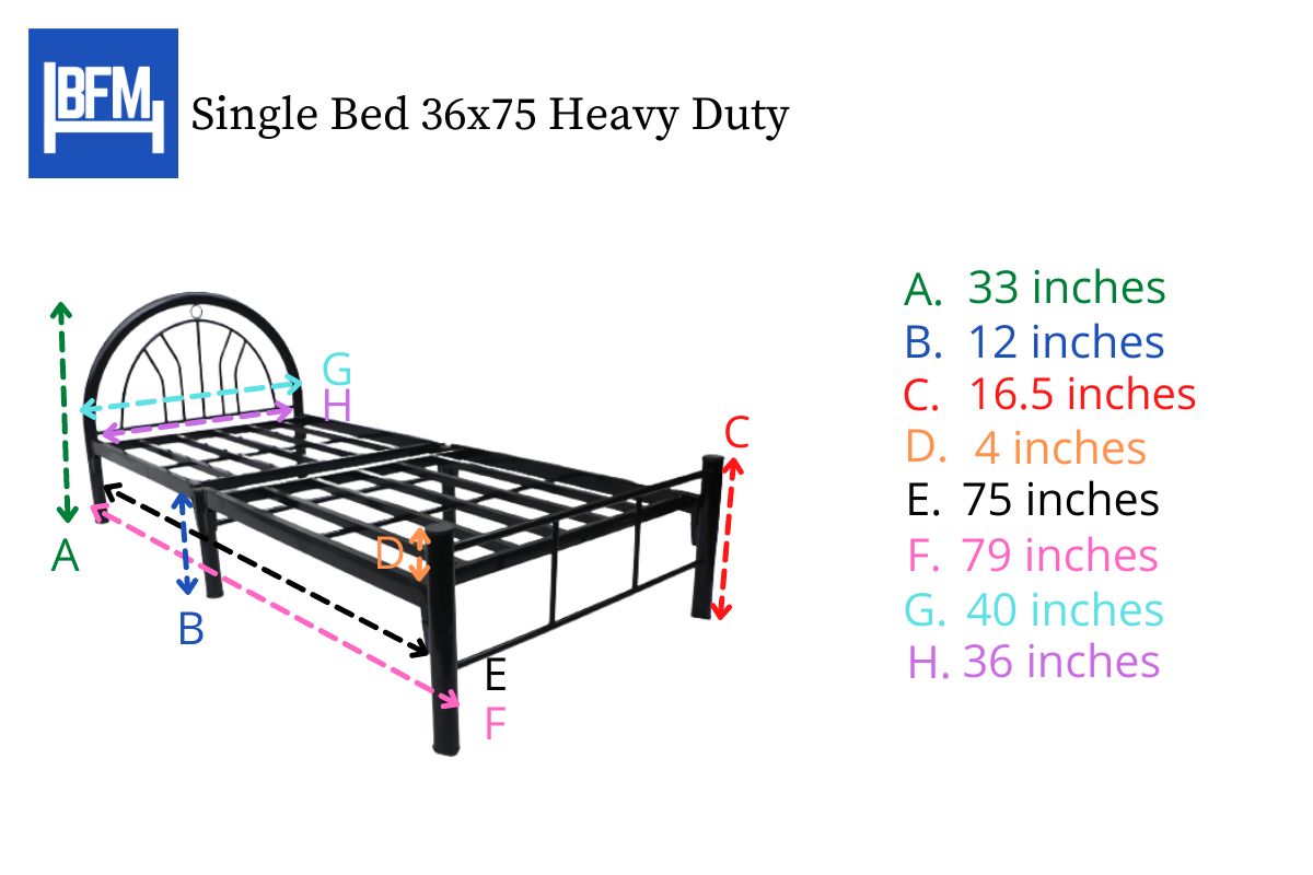 Single bed frame size deals